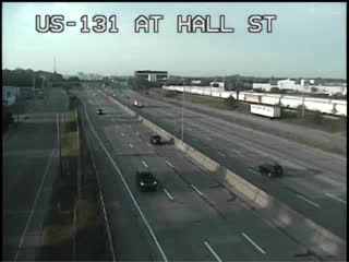 US-131 @ Hall St-Traffic closest to camera is traveling south (509) - USA