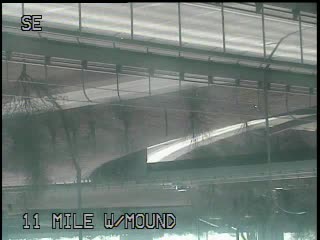 11 Mile @ Mound SB-Traffic closest to camera is traveling South (1128) - USA
