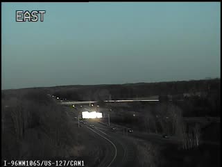 I-96 @ US-127-Traffic closest to camera is traveling east (2044) - USA