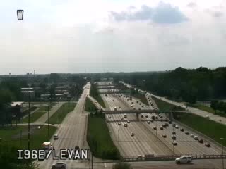 I-96 @ Levan-Traffic closest to camera is traveling east (208) - USA