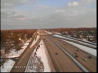 I-96 @ East of Beech Daly-Traffic closest to camera is traveling west (1005) - USA