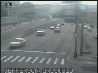 Jefferson Ave. @ Griswold St-Traffic closest to camera is traveling West (1019) - USA