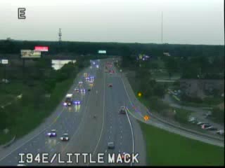 I-94 @ Little Mack-Traffic closest to camera is traveling east (1045) - USA