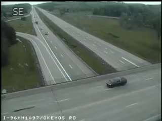 I-96 @ Okemos Rd-Traffic closest to camera is traveling west (2046) - USA