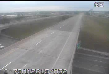 I-75 @ M-32-Traffic closest to camera is traveling south (2053) - USA