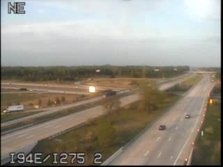 I-94 @ I-275 2-Traffic closest to camera is traveling East (1123) - USA