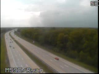 M-59 @ Ryan-Traffic closest to camera is traveling east (1078) - USA