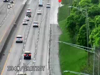 I-94 @ Gratiot-Traffic closest to camera is traveling east (1093) - USA
