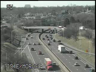 I-94 @ Moross-Traffic closest to camera is traveling east (1112) - USA