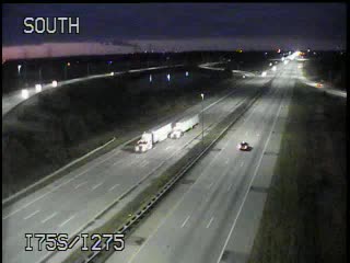 I-75 @ I-275-Traffic closest to camera is traveling south (1170) - USA