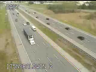I-75 @ Baldwin 2-Traffic closest to camera is traveling North (1186) - USA