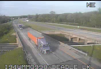 I-94 @ Beadle Lake-Traffic closest to camera is traveling west (2089) - USA