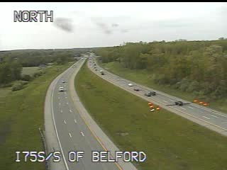 I-75 @ S of Belford-Traffic closest to camera is traveling South (1205) - USA