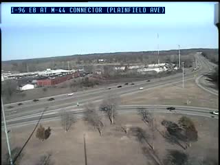 I-96 @ M-44 Connector-Traffic closest to camera is traveling east (2106) - USA