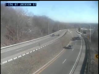 I-196 @ Jackson St-Traffic closest to camera is traveling east (2101) - USA