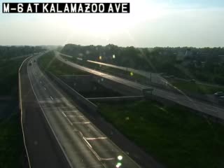 M-6 @ Kalamazoo Ave-Traffic closest to camera is traveling east (2178) - USA