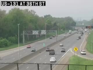 US-131 @ 36th St-Traffic closest to camera is traveling north (2145) - USA