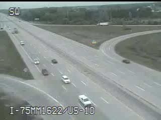 I-75 @ US-10-Traffic closest to camera is traveling north (2034) - USA