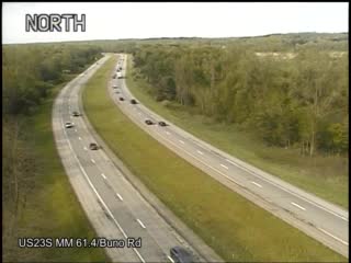 US-23 @ Buno-Traffic closest to camera is traveling south (2131) - USA