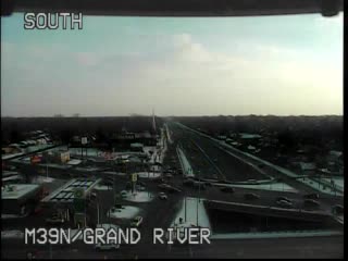 M-39 @ Grand River-Traffic closest to camera is traveling north (2229) - USA