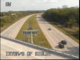I-275 @ S. of Sibley-Traffic closest to camera is traveling North (2214) - USA