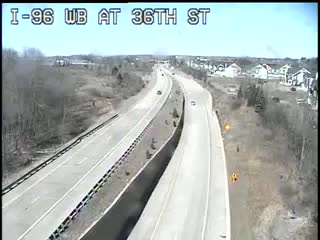 I-96 @ 36th St-Traffic closest to camera is traveling west (2277) - USA