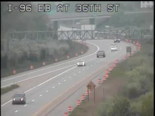 I-96 @ 36th St-Traffic closest to camera is traveling east (2278) - USA
