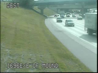 I-696 @ E. of Mound-Traffic closest to camera is traveling east (2205) - USA
