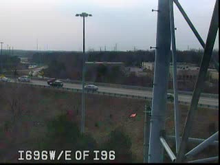 I-696 @ E of I-96-Traffic closest to camera is traveling west (2209) - USA