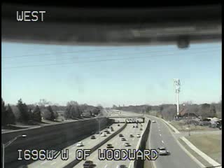 I-696 @ W of Woodward-Traffic closest to camera is traveling west (2219) - USA