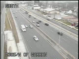 M-39 @ N of Warren-Traffic closest to camera is traveling south (2224) - USA