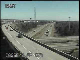 I-696 @ I-96-Traffic closest to camera is traveling east (2186) - USA