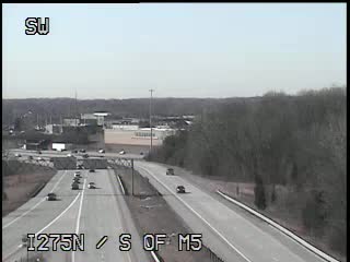 I-96 @ M-5-Traffic closest to camera is traveling north (2187) - USA