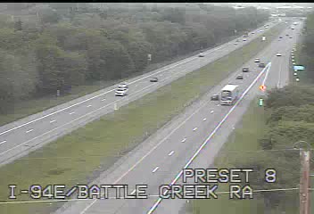 I-94 @ Battle Creek Rest Area-Traffic closest to camera is traveling east (2254) - USA