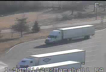 I-94 @ Marshall Rest Area-Traffic closest to camera is traveling west (2258) - USA