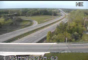 I-94 @ M-63-Traffic closest to camera is traveling east (2371) - USA