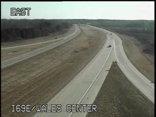 I-69 @ Wales Center-Traffic closest to camera is traveling east (2381) - USA