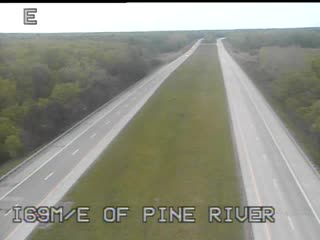 I-69 @ E. of Pine River-Traffic closest to camera is traveling east (2382) - USA