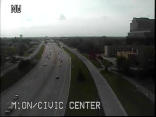 M-10 @ Civic Center-Traffic closest to camera is traveling north (2394) - USA