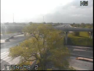 I-75 @ M-8-Traffic closest to camera is traveling north (2397) - USA