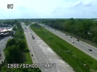 I-96 @ Schoolcraft-Traffic closest to camera is traveling east (2401) - USA