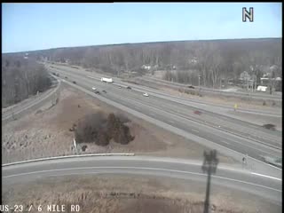 US-23 @ 6 Mile Rd-Traffic closest to camera is traveling south (2243) - USA