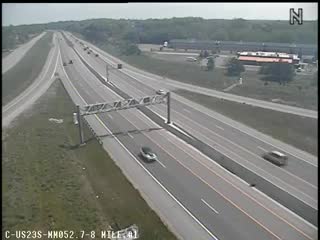 US-23 @ 8 Mile Rd.-Traffic closest to camera is traveling south (2246) - USA