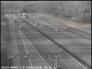 US-23 @ N. Territorial R-Traffic closest to camera is traveling south (2247) - USA