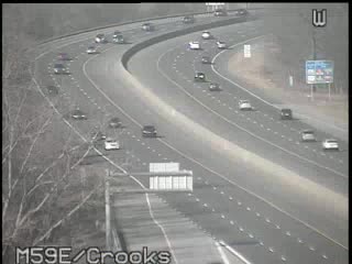 M-59 @ Crooks-Traffic closest to camera is traveling east (2227) - USA