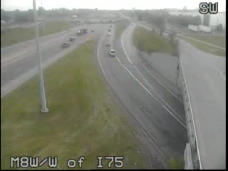 M-8 @ W. of I75-Traffic closest to camera is traveling East (2237) - USA