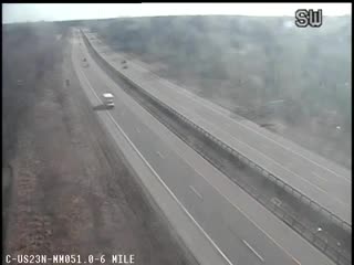 US-23 @ N. of 6 Mile Rd-Traffic closest to camera is traveling north (2245) - USA