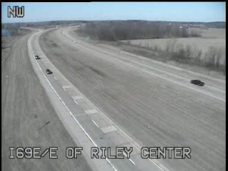 I-69 @ E. of Riley Center-Traffic closest to camera is traveling east (2389) - USA