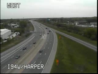 I-94 @ Harper-Traffic closest to camera is traveling west (2452) - USA