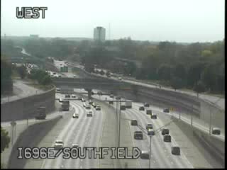 I-696 @ Southfield Rd-Traffic closest to camera is traveling east (2442) - USA
